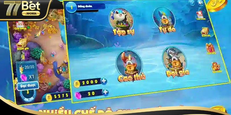 Bắn Cá 77Bet – Tham Gia Ngay Hôm Nay Săn Thưởng Cực Lớn Bắn cá 3D đẳng cấp nhất thế giới đại dương