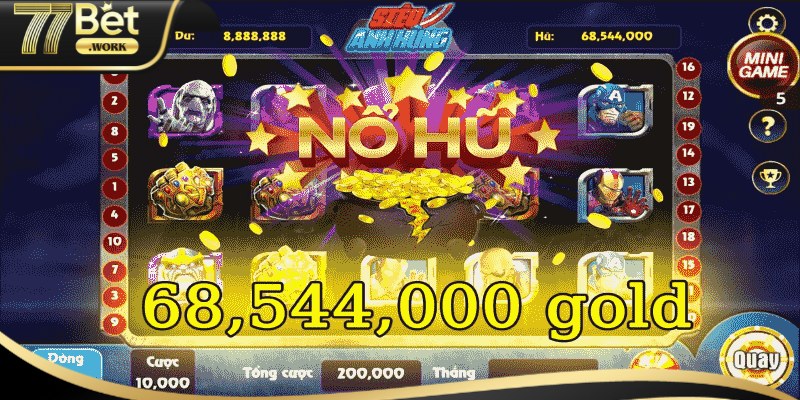 Lý do nổ hũ 77Bet đang gây sức hút cho bet thủ